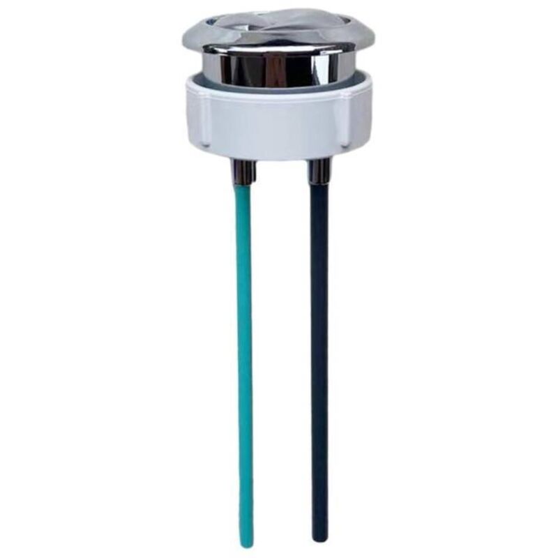 Geberit Doppelspülknopf Aus Chrom Für Wcs – Durchmesser 48 Mm, Originalersatzteil, Glänzende Und Langlebige Oberfläche