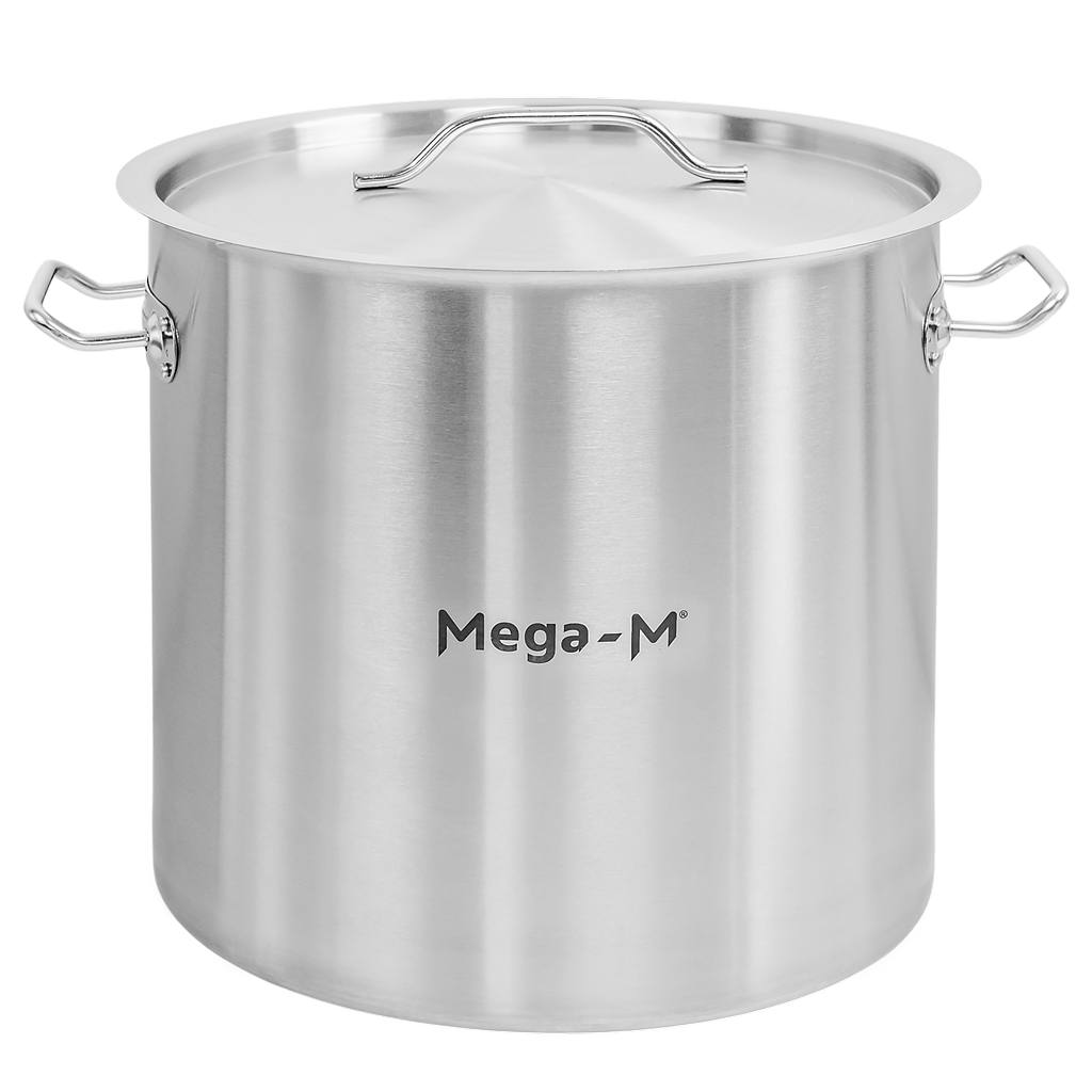 Hoher Catering-topf Mit Deckel Mega-m Standard 25 L, Durchmesser 32 Cm X Höhe 32 Cm, N
