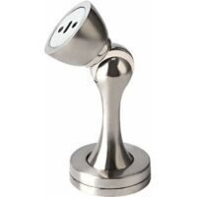 Magnetischer Türstopper Aus Metall – 100 Mm – Silber – Für Zuhause Oder Büro