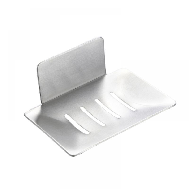 1 Stück Wandseifenschale, Kein Bohren Erforderlich, Duschseifenhalter Aus Edelstahl (silber), Selbstklebender Seifenhalter Aus Edelstahl Zur Aufbewahrung Von Schwämmen.