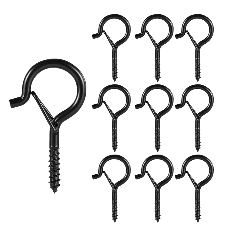Selbstbohrende Deckenhaken Mit Sicherheitsverschluss, 10 Stück (silber)