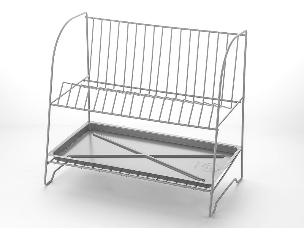 Retro Geschirrtrockner 40 Silber -metall