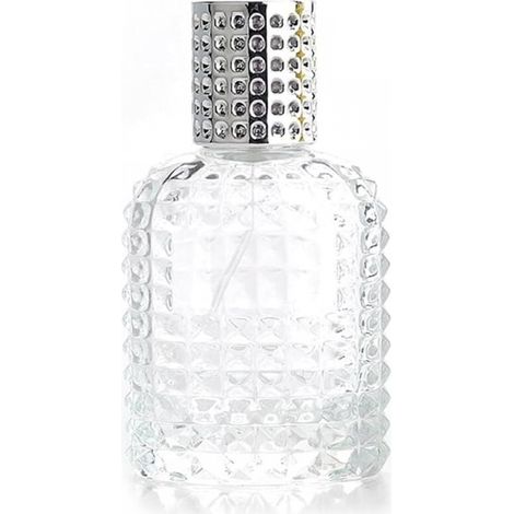 Leerer, Wiederbefüllbarer Glas-parfümzerstäuber – Feiner Nebel – Silber – 50 Ml