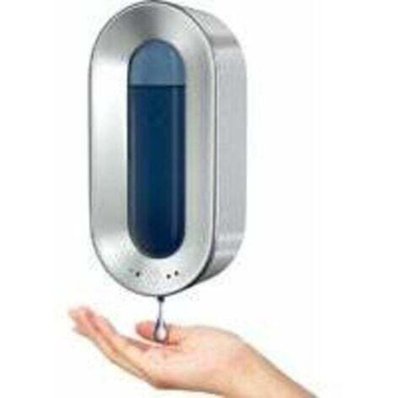 [niemals Verwendet] Automatischer Seifenspender (700 Ml) Mit Sensor, Berührungsloser Seifenspender, Wand-desinfektionsmittelspender, Silber