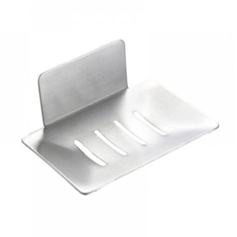 [niemals Verwendet] Stück Wandseifenschale, Kein Bohren Erforderlich, Duschseifenhalter Aus Edelstahl (silber), Selbstklebender Seifenhalter Aus Edelstahl Zur Aufbewahrung Von Schwämmen.