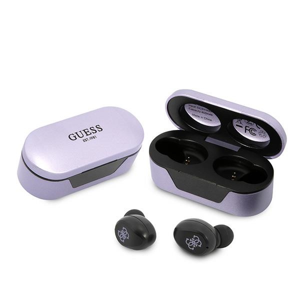 Guess Bluetooth-kopfhörer Gutwst31eu Tws + Dockingstation Lila/lila