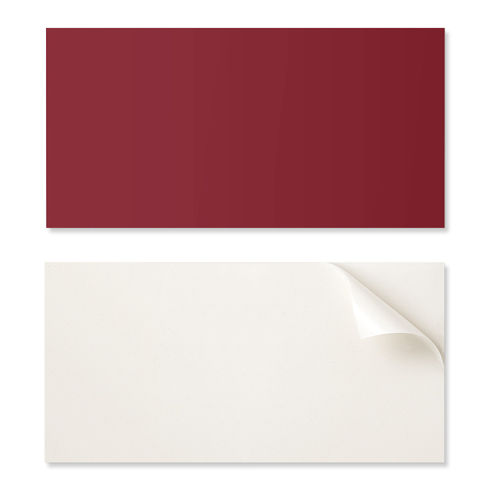 Selbstklebende Platte Mit Aufdruck – Ideal Für Die Küche, 120 X 60 Cm, Bordeauxrot