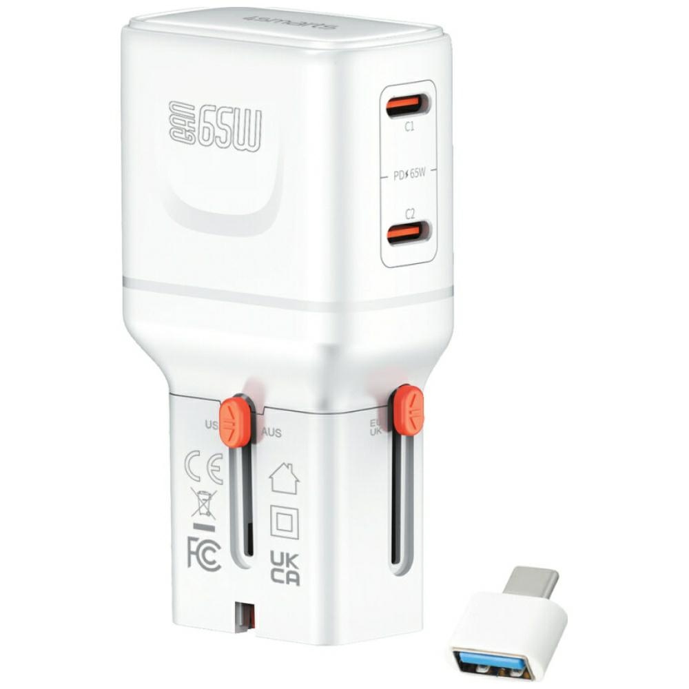 4smarts Weltreiseadapter Nomad Pocket 65w Weiß