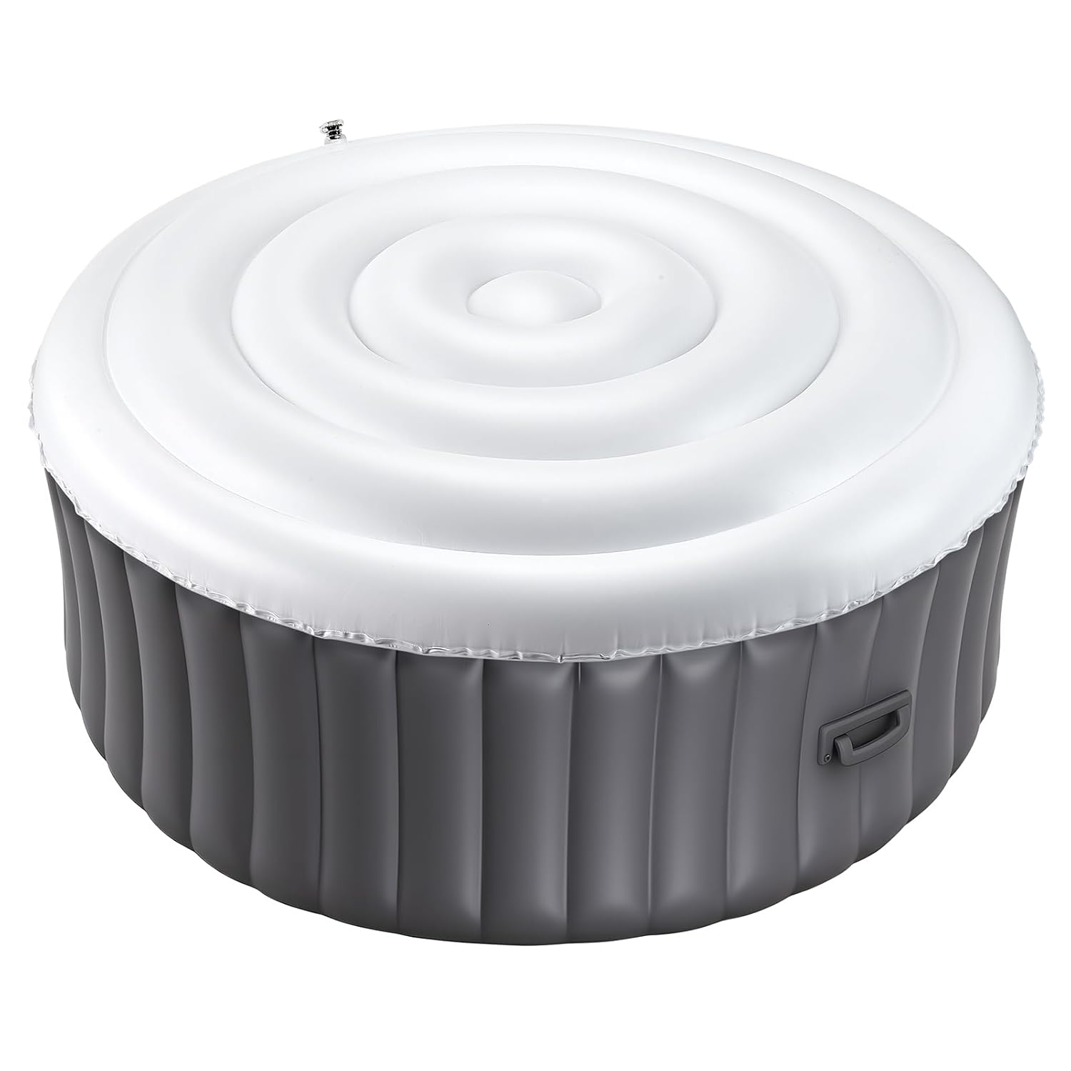 Runde Aufblasbare Spa-abdeckung 165 Cm, Wetter- Und Wasserabweisende Spa-schutzabdeckung, Pvc-thermoabdeckung, Einfache Installation, Für Den Garten Im Freien, Weiß