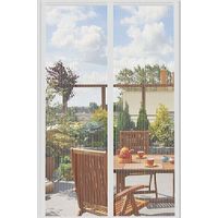 Magnetisches Moskitonetz Für Türen/fenster (150 X 240 Cm, Weiß), Fliegen-/insektenschutz, Zum Schieben Für Terrassentüren, Kein Bohren Erforderlich