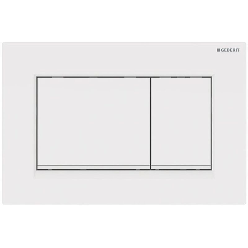 Sigma20 (ex Sigma30) Betätigungsplatte Für 2-mengen-spülung, Square Weiß 115.883.11.1