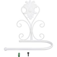 Handtuchhalter, Küchenrollenhalter, Weiß, Kein Bohren Erforderlich, Kuchenrollenhalter