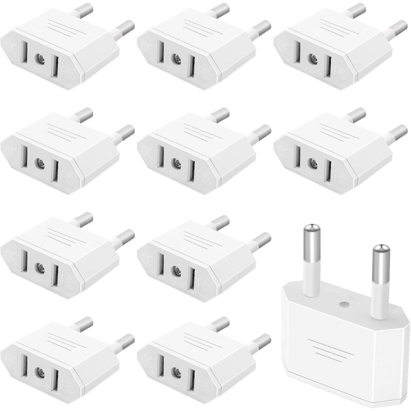 Typ-a-auf-eu-reiseadapter – 20er-pack Kompakte Universalstecker