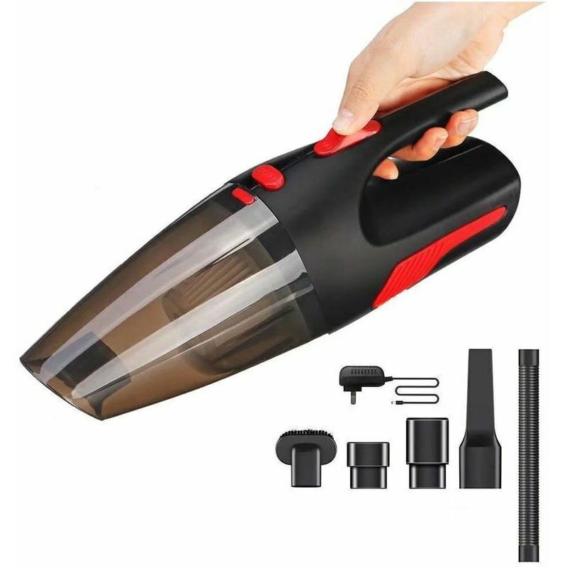 Wiederaufladbarer, Kabelloser Handstaubsauger 6000 Pa 120 W 4000 Mah Lithium-akku Nass-/trockenreinigung