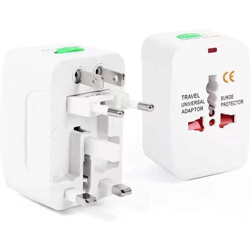 Oem – Universeller Reiseadapter – 100–240 V Kompatibel – 2 Usb-anschlüsse Zum Gleichzeitigen Laden – Integrierter Sicherungsschutz