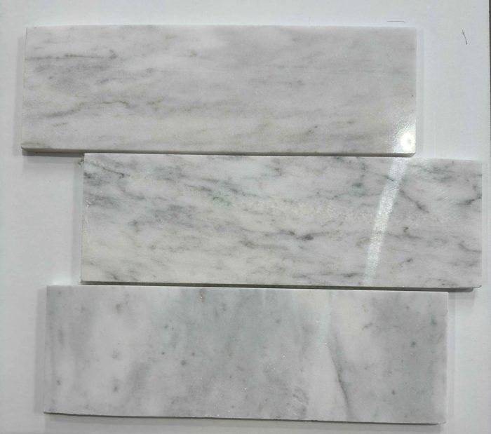 Mosaikplatte - Albedo Pierre - Al-1130p - Polierter Weißer Marmor - 30,5x36 Cm - Innenraum