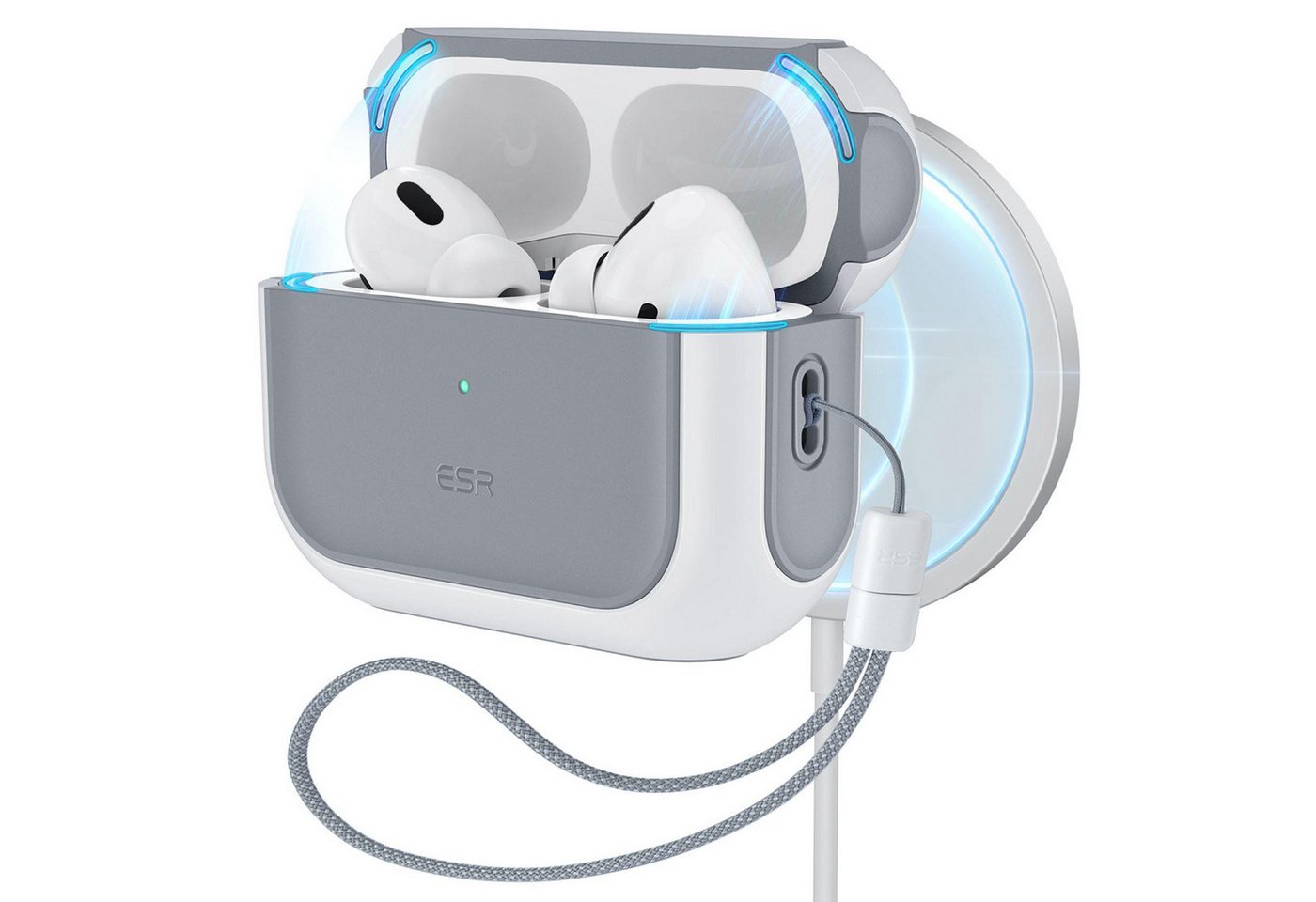 Esr Orbit Halolock Magsafe Apple Airpods Pro 3 Weiss