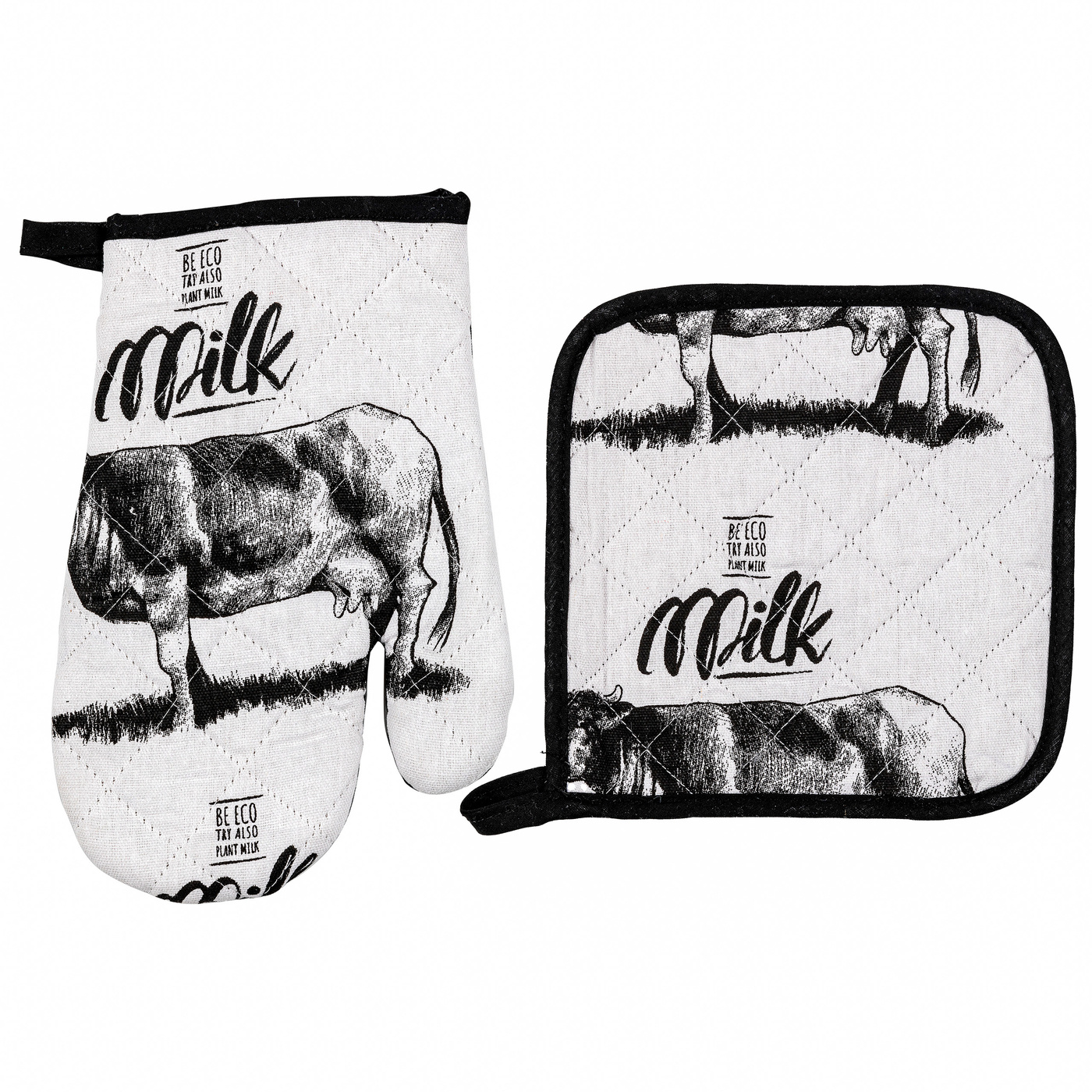 Miss Lucy Milch-ofenhandschuh Und Topflappen 18x25 Cm, 20x20 Cm