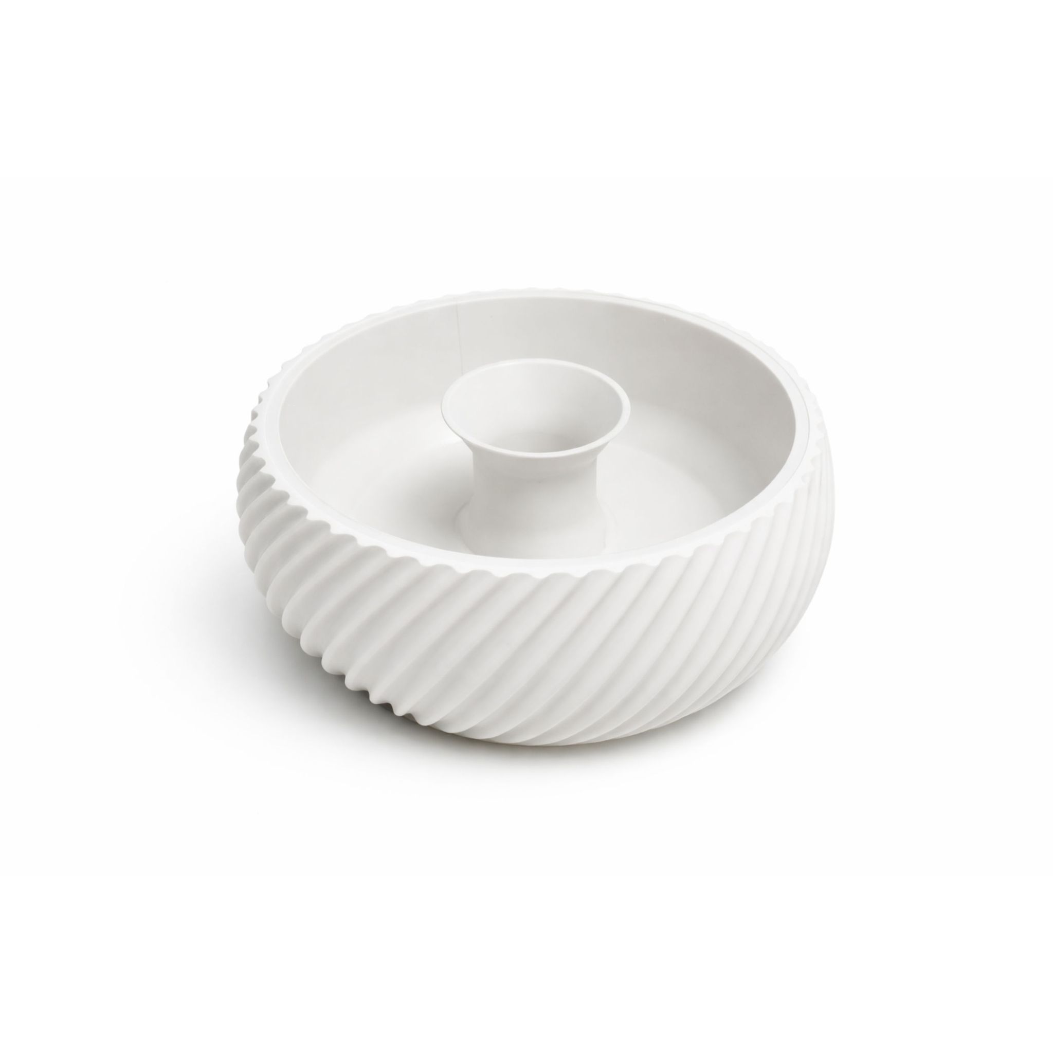 Snackschale Mit Integriertem Behälter Für Nüsse, Weiß, 2-in-1, Für Nüsse