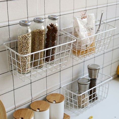 Duschablage Und Aufbewahrung, 3er-set Duschablagen, Weiße Metallkörbe, Keine Bohrung Erforderlich, Duschkorb Mit Seifenschale