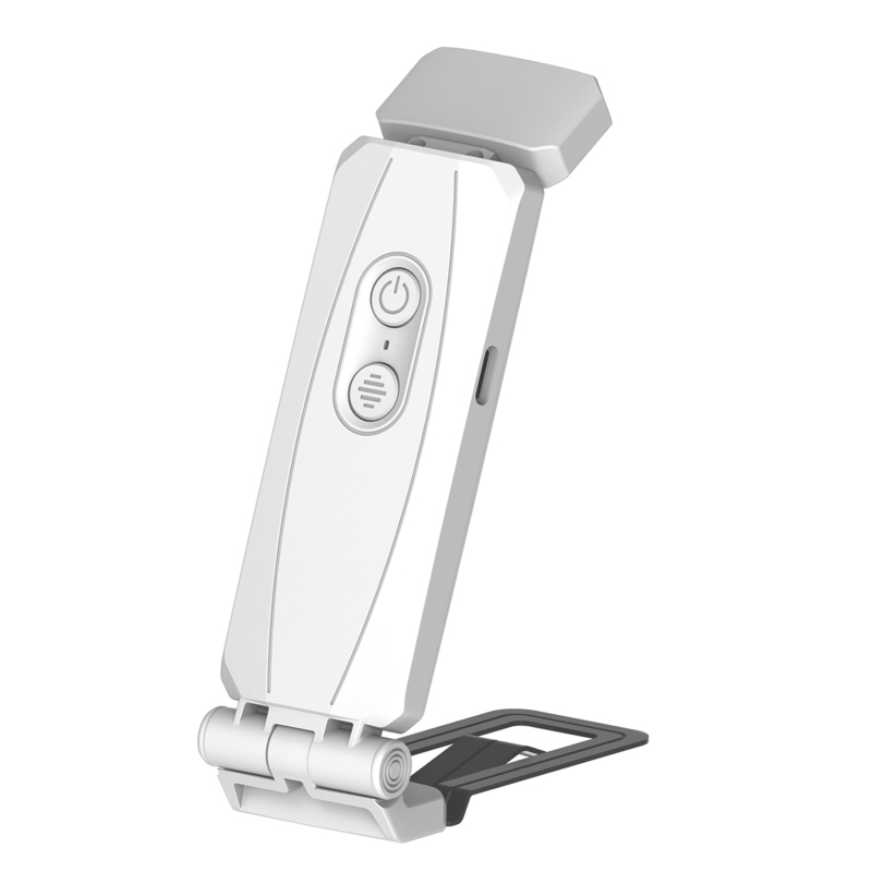 Wiederaufladbare Usb-klemm-leselampe, Led, 3 Farben, 5 Helligkeitsstufen, Verstellbarer Winkel (augenschutz)