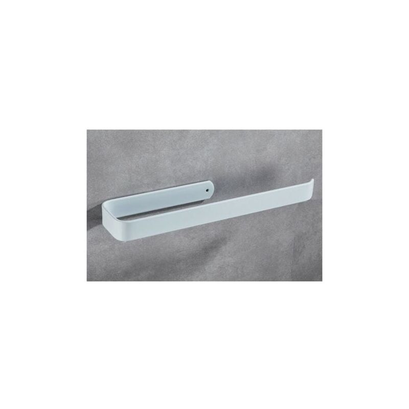 Weißer Wand-sopalin-halter, 33 Cm, Selbstklebender Oder Bohrbarer Papierhandtuchhalter Für Die Gesamte Wand, Space-sopalin-halter Aus Aluminium Für Küche, Badezimmer, Schränke, Vertikal Oder Horizonta