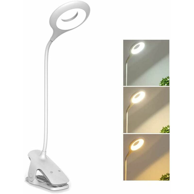 Ph500 Weiß 1800ma Dimmen Toning Nachttisch-clip-lampe Leselampe Augenschutz Intelligente Schreibtischlampe