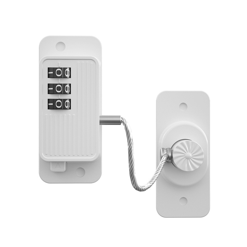 2er-pack Multifunktionsschloss Für Kühlschrank, Schublade, Schrank, Sicherheitsschutz Für Zu Hause, Fensterbegrenzer Für Fenster, Weiß