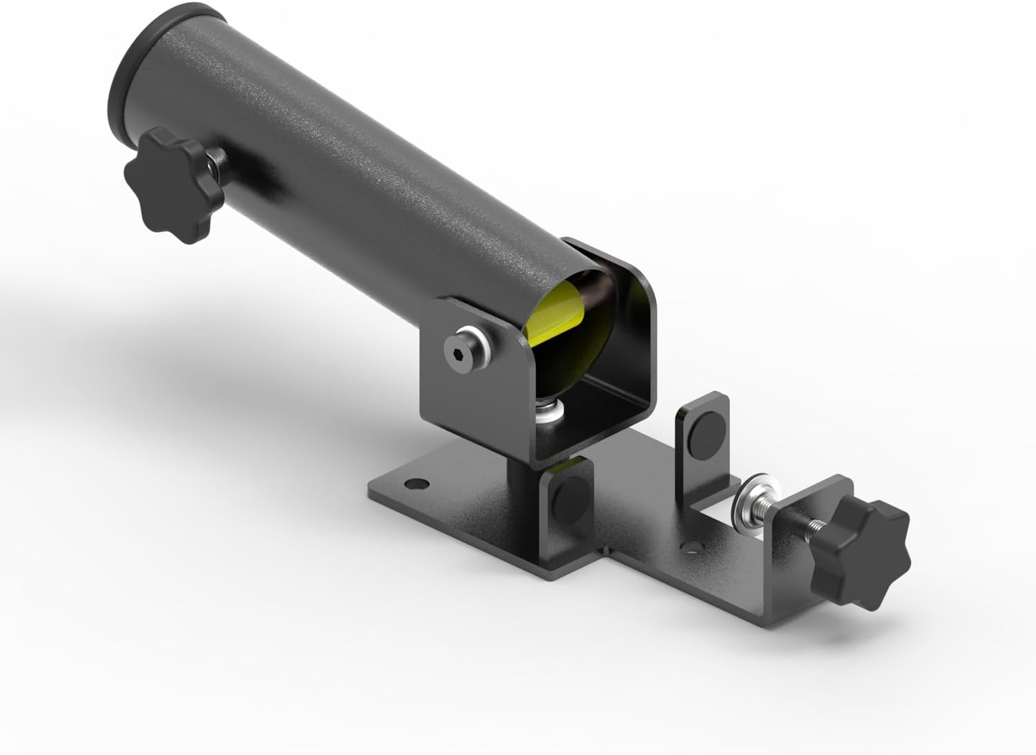 T-bar-rack-plattform Mit Gummischutz – 360° Drehbare Bodenbefestigung, Passend Für 2"-stangen Für Power Racks Im Heimfitnessstudio