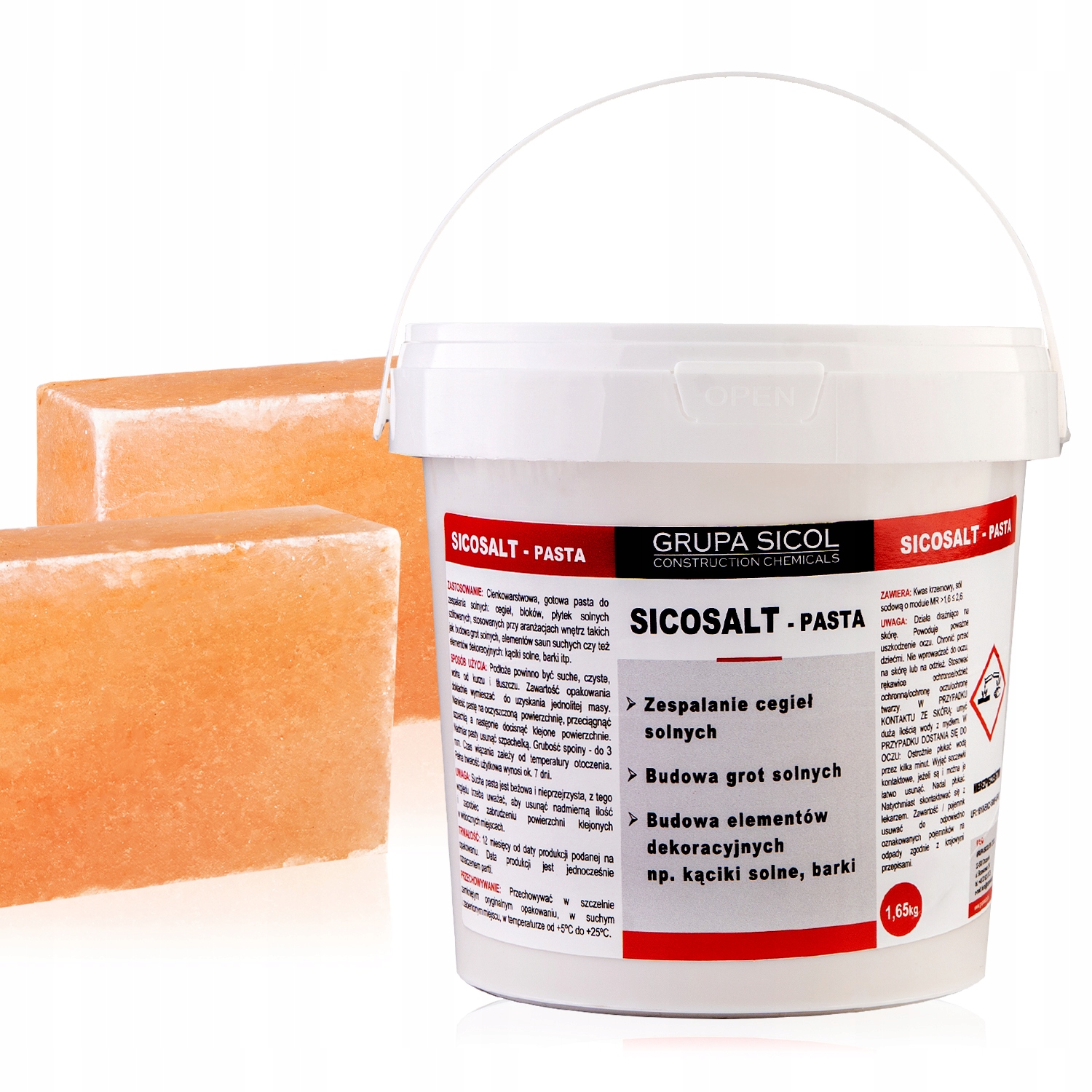 Klebstoff, Paste Für Salzziegel 1,65 Kg
