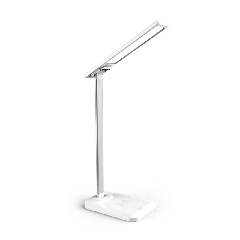 Faltbare Schreibtischlampe Aus Aluminium Mit Augenschutz, 10w Led (weiß)