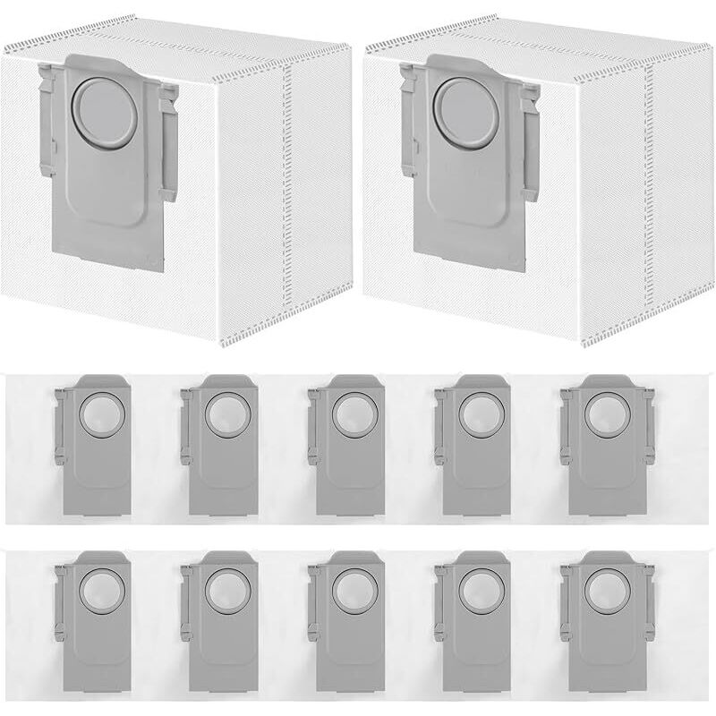 12er-pack Staubsaugerbeutel Für Roborock S8+/s8 Pro Ultra/s7 Maxv Ultra/q7 Max+/q8 Max+/q5 Pro+/q5 Max+/q10 X5+/s5+, Q7 M5+/l5+ Saugroboter, Ersatzbeutel