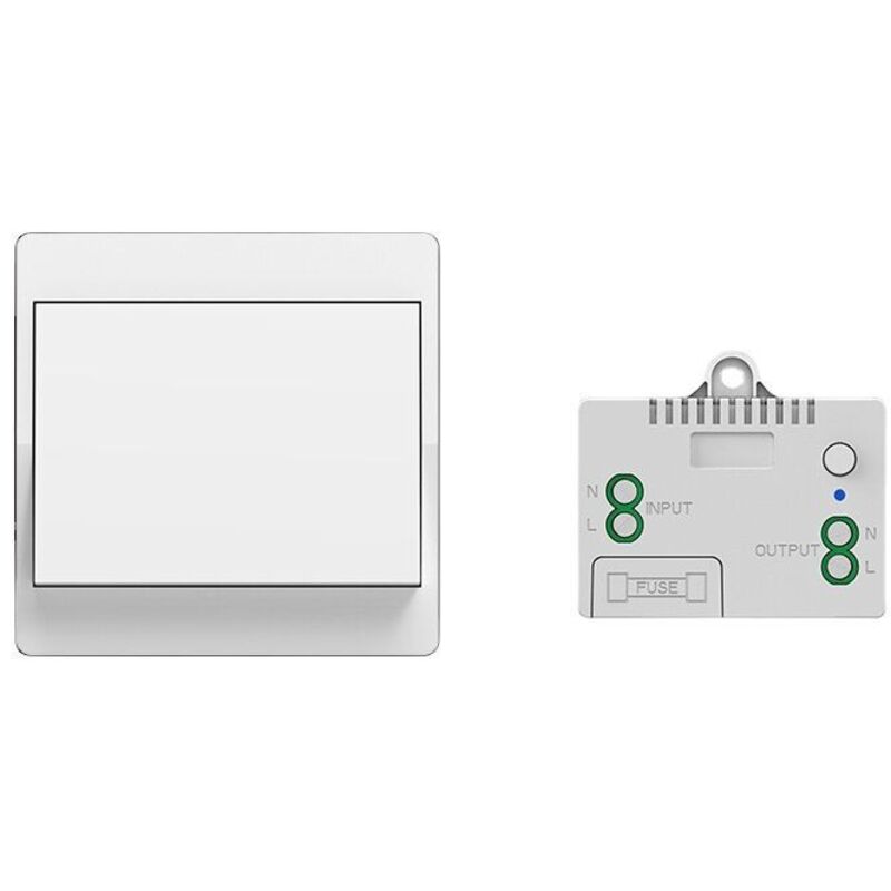 Funk-wandschalter Mit Eigener Stromversorgung, Ip65 Wasserdicht, 433/92 Mhz Funkfernbedienung, Einfache Installation, Badezimmer – Ulisem