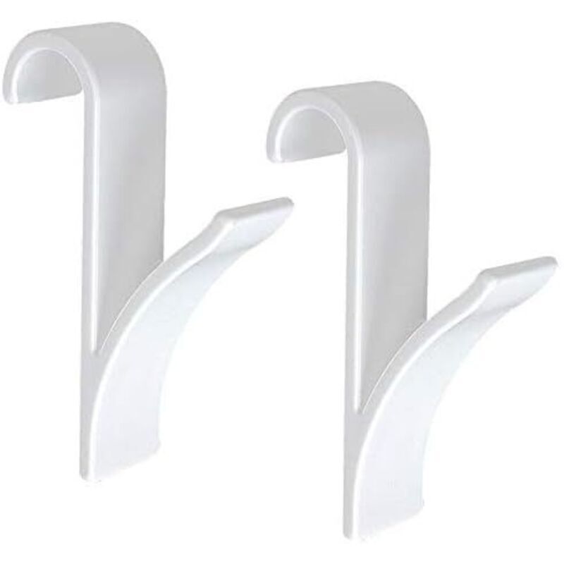 Weiße Handtuchhaken, Modernes Design, Einfache Wandmontage, 2er-set – Ulisem