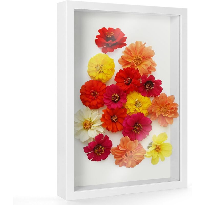 3d-fotorahmen Im A4-format Aus Massivholz, 22,8 X 31,6 Cm, Max. Stärke 6,5 Cm, Zur Wand- Oder Tischpräsentation, Ideal Für Souvenirs, Trockenblumen Und Medaillen – Ulisem