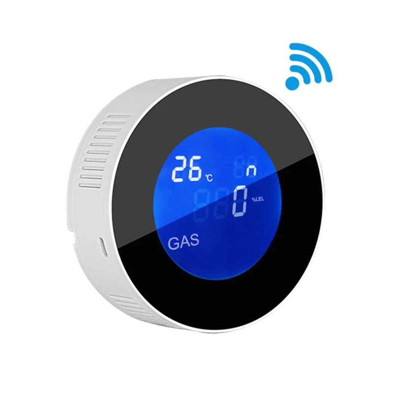Stadtgasalarm, Gasleckmelder, Wlan, Smartphone-kommunikation, Katastrophenschutz Für Zuhause, Hohe Präzision, Benachrichtigungsfunktion