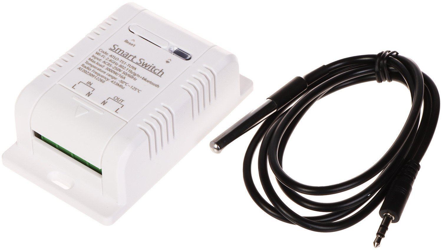 Intelligenter Schalter Mit Temperaturmessung Atlo-ts1-tuya Wi-fi, Tuya Smart