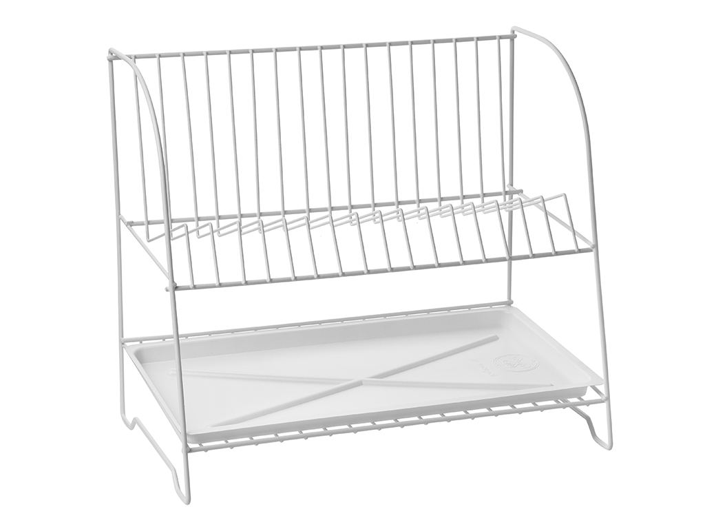 Retro-geschirrtrockner 40 Weiss -metall