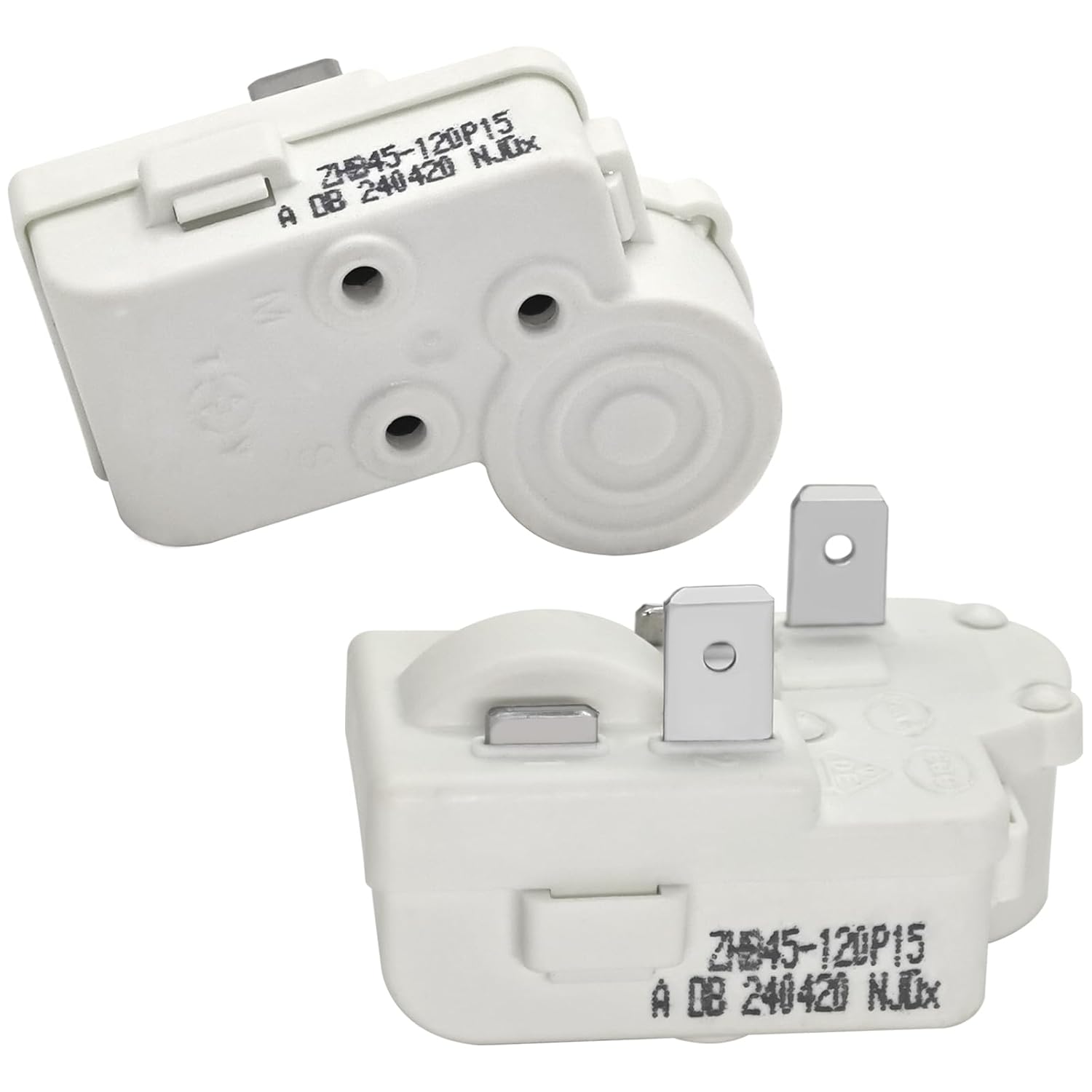 2er-pack 2-poliges Ptc-anlaufrelais Für Kühlschrank-überlastschutz – Universeller Ersatz Für Danby, Haier, Midea Mini-kühlschränke Zhb69-120p15, Zhb60-120p4.7, Zhb60-120p15, Zhb45-120p15