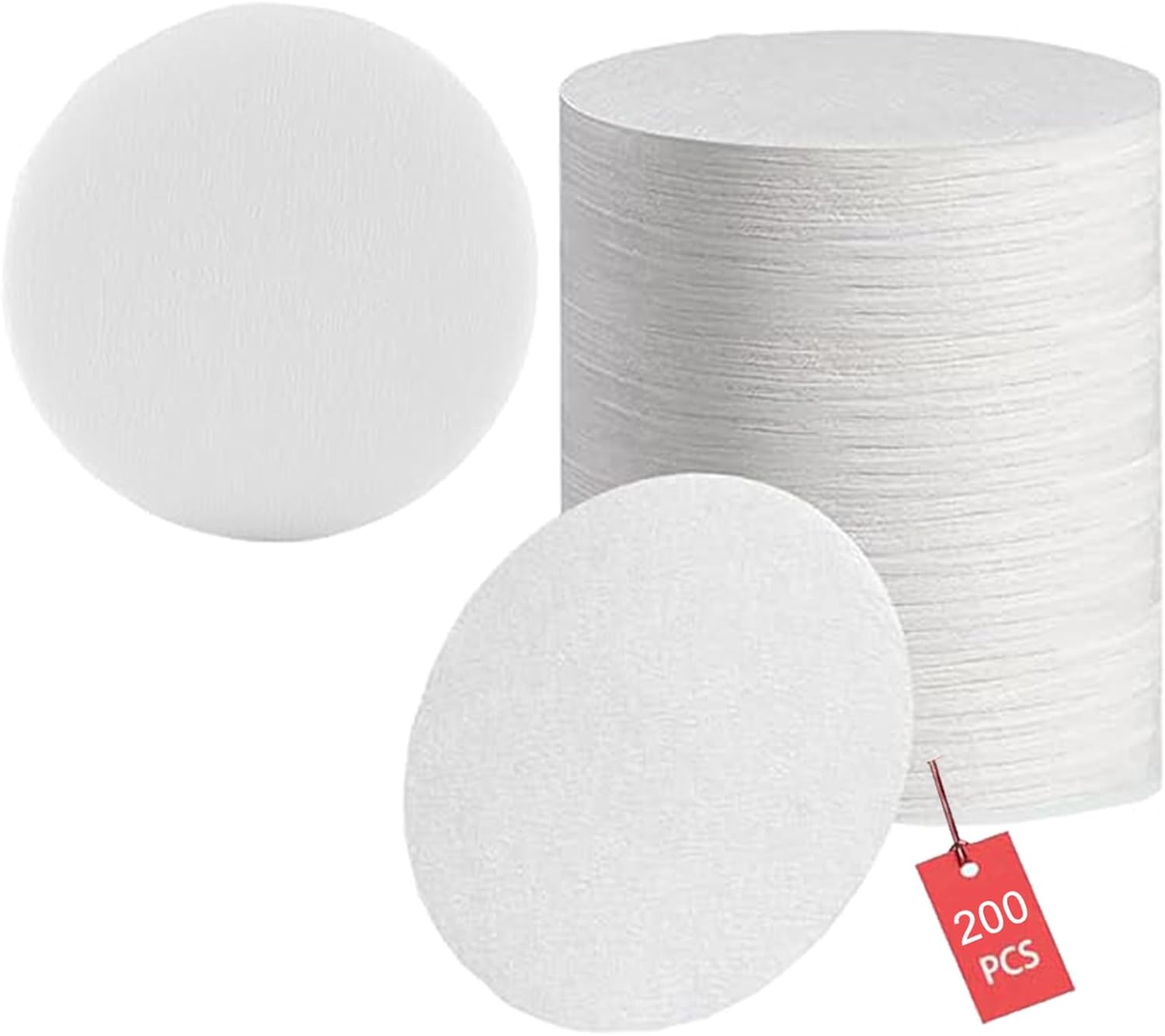 200 Stück Espresso-papierfilter, 51 Mm, Geeignet Für Kaffeefilter Mit 51 Mm Durchmesser, Runde Kaffeefilterpapier-puck-filterträger, Kaffeefilterpapier Mit Weiß (51 Mm)