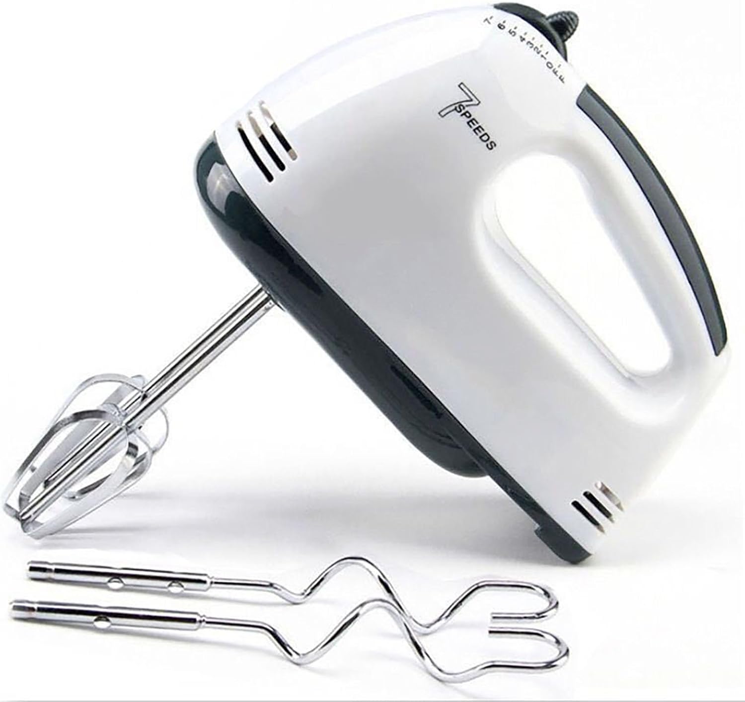 Elektrischer Handmixer, 7 Geschwindigkeiten, Automatisches Mischen Von Eiern Und Mehl Mit Schneebesen Zum Backen Von Brot, Kuchen (1)