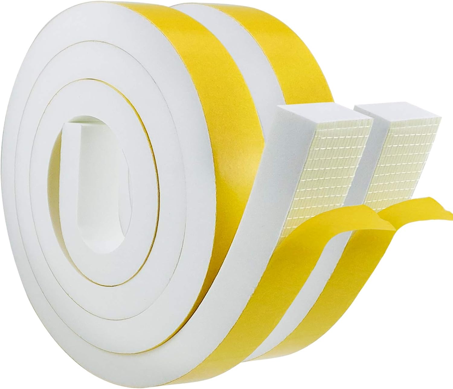 Isolierdichtung Für Fenstertür, Selbstklebende Schaumgummidichtung, 12 Mm (b) X 10 Mm (h) X 2 M (l), Gummistreifen-schalldämmdichtung, 2 Stück