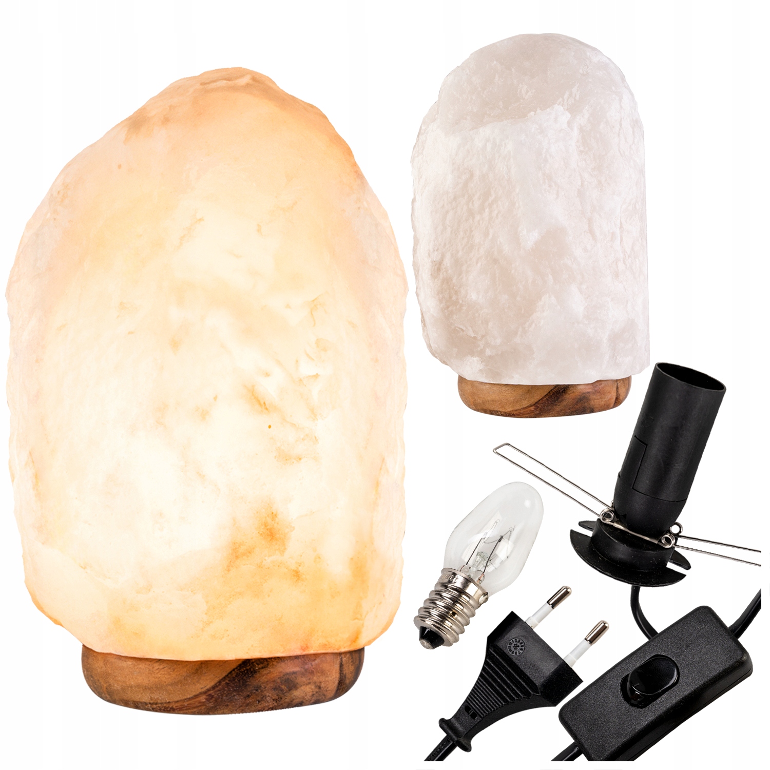 Weisse Salzlampe - Natürliches Himalaya-salz 5-7 Kg - Ionisator