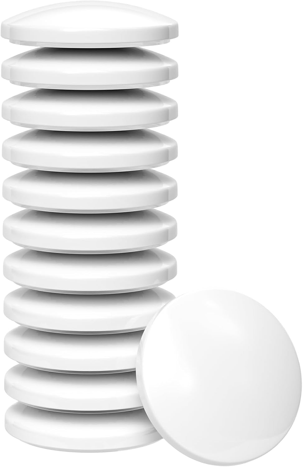 12 Stück Türstopper Für Den Innenbereich, Selbstklebender Türstopper, Schranktürdämpfer, Türstopper Für Weiße Wand, Türpuffer Aus Gummi, Schutzstopper Für Zuhause Und Büro