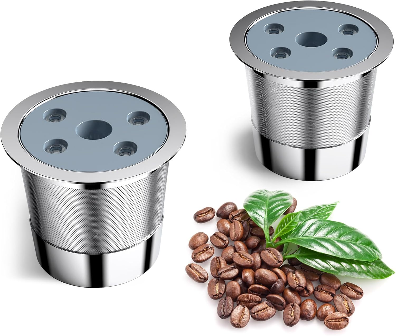 2 Stück Wiederbefüllbare K-cups Für Keurig K Supreme (plus) Kaffeemaschinenzubehör