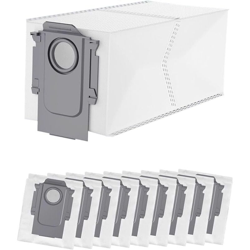 Packung Mit 10 Staubsaugerbeuteln Für Roborock Q Revo/qrevo Pro/qrevomaxv/qrevo Curv/s8 Maxvultra/s8max Ultra/qrevo Edge/qrevo S/qrevo Plus/qrevo Master/orevo Slim, Ersatz-staubbeutel-zubehör.