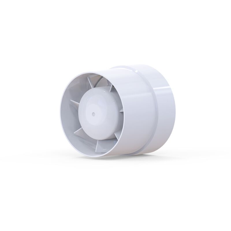 Coocheer 100-mm-axiallüfter – 130 M³/h Luftdurchsatz, 12 W Geringer Energieverbrauch, Abs – Bad, Küche, Keller