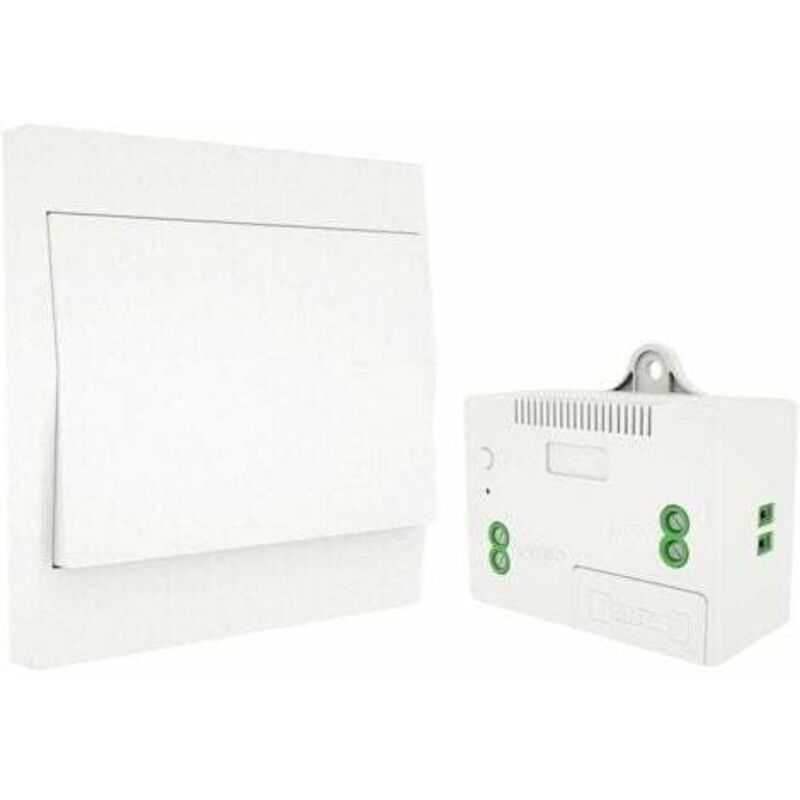 [niemals Verwendet] Drahtloser Schalter, Batterielos, Wandfernbedienung, Wandschalter, Selbstversorgend, Keine Verkabelung, Sender Für Wandpanel (1-wege-set)