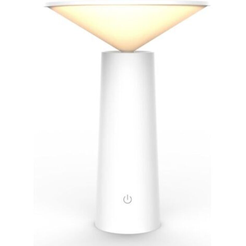 [niemals Verwendet] Mini-lampe Mit Berührungsschalter Und Usb-ladefunktion, Wiederaufladbares Nachtlicht Mit Einstellbarer Helligkeit