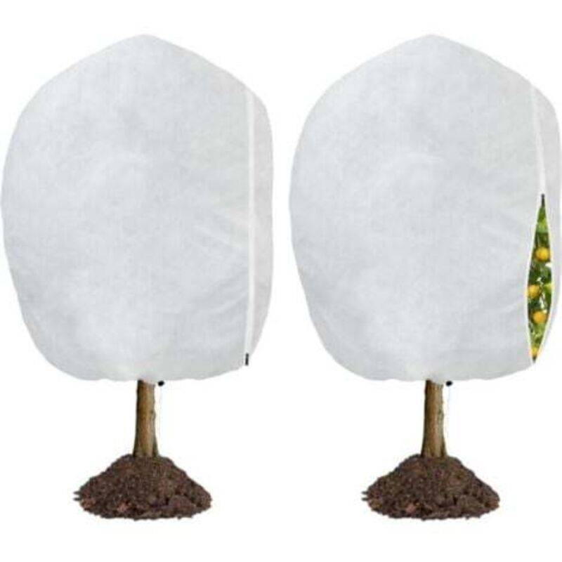 [niemals Verwendet] Set Mit 2 Winterabdeckungen Für Pflanzen Im Freien, Winterschutzabdeckungen Für Pflanzen, Winterschutzabdeckungen 240 X 200 Cm, Winterschutzabdeckung Für Olivenbäume, Palmen Und Zi